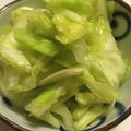 natumina's cooksnap of when they made キャベツと生姜の浅漬け.