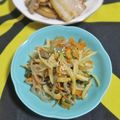 mmameco's cooksnap of when they made ☆大根・人参の皮とコンニャクの金平☆.