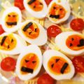 クックQ7JV1C☆'s cooksnap of when they made ゆで玉子でハロウィン　デビルドエッグ風.