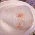 komugiko4's cooksnap of when they made 塩レモン☆桜えびのおにぎり.