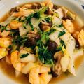 Chico・・☆'s cooksnap of when they made ベーコン入り☆豆苗と白菜の中華風炒め.