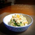 inyako's cooksnap of when they made 小松菜と柿の白和え.