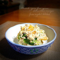 inyako's cooksnap of when they made 小松菜と柿の白和え.