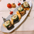 yesmama's cooksnap of when they made さっと1品＊焼き茄子と柿のミルフィーユ.