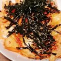 okashilove's cooksnap of when they made ☆フライパンで餅キムチーズ☆.