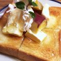 horseland's cooksnap of when they made 焼きいもクリームチーズ バタートースト.
