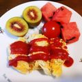 すみま～る's cooksnap of when they made 食物繊維たっぷり♪炒りキャベツの卵寄せ♪.
