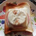☆hikonyan☆'s cooksnap of when they made ハム、トマト、チーズのトースト.