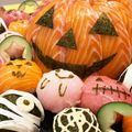 dalimix's cooksnap of when they made ハロウィン！ケーキ寿司＆おばけ手まり寿司.