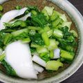 芳井蒼's cooksnap of when they made かぶの葉の塩揉みサラダ.