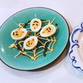 あろぉ's cooksnap of when they made ゆで玉子でハロウィン　デビルドエッグ風.