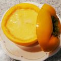 まさ12321's cooksnap of when they made 材料二つで簡単！ 柿のプリン.