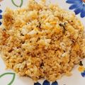 みき☆ハチ's cooksnap of when they made たまごとじゃこの入った高菜チャーハン♡.