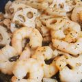 まな_mana's cooksnap of when they made 海老と蓮根の中華風バジル炒め.