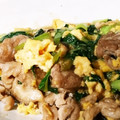 hana☆bi's cooksnap of when they made 簡単♪青梗菜と豚コマ卵の中華炒め.