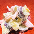 chebraxx's cooksnap of when they made さつまいもと生ハムのサラダ.