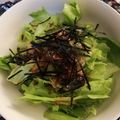 ☆hikonyan☆'s cooksnap of when they made さっぱり～レタスサラダ海苔風味.
