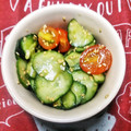 クックQ6E2BB☆'s cooksnap of when they made きゅうりとプチトマトの酢の物♪.