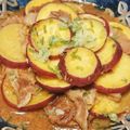 ariyuki97's cooksnap of when they made さつまいも＆豚肉の重ね蒸しあんかけ♪.