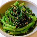 monuvalley's cooksnap of when they made 常備菜④春菊のごま和え.