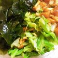 seacomet's cooksnap of when they made サッパリ！キャベツとわかめの酢の物.