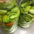 たけのこゆ's cooksnap of when they made 青いトマトのピクルス.