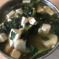 Yokchina's cooksnap of when they made ほうれん草と揚げ　豆腐の味噌汁.