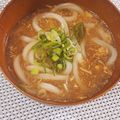 まゆコ's cooksnap of when they made 卵とじうどん.