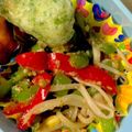 スノーディッシュ's cooksnap of when they made ピーマンとえのきの胡麻和え.