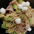 まな姫's cooksnap of when they made アボカドとエリンギと豚バラの和風パスタ.