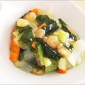 ちょこにん's cooksnap of when they made エビとチンゲンサイで中華丼.