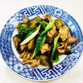あっこ姉's cooksnap of when they made 豚こまメイン簡単☆ナスとネギの牡蠣油炒め.