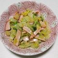 もぐ・ω・くま's cooksnap of when they made ゆで白菜とハムのさっぱりサラダ.