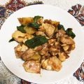 なまけもの612's cooksnap of when they made 鳥ももとジャガイモ、ピーマンの甘辛炒め.