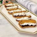 いちご海月's cooksnap of when they made チョコレートエクレア.