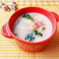 Newチヨコっと♪'s cooksnap of when they made 白菜の豆乳スープ.