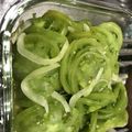クックI5AK2K☆'s cooksnap of when they made 青とまと　カレー風味ピクルス.