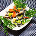 辰夫女子's cooksnap of when they made れんこんとヒジキのピリッと和サラダ.