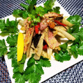 辰夫女子's cooksnap of when they made 洋風きんぴら☆ごぼうとベーコンの炒め物.
