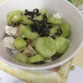 Miaaaaaaam's cooksnap of when they made ｍ豆腐ときゅうりの塩昆布ごま油丼.