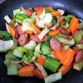 いんがすんがすん☆'s cooksnap of when they made ちんげん菜とベーコンのスタミナ炒め.