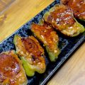 ともこ丼's cooksnap of when they made ピーマンの肉詰め粉いらずではがれない裏技.