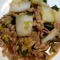 Tarara♪♪'s cooksnap of when they made 簡単昼食　白菜しめじ豚肉の牡蠣油炒め丼.