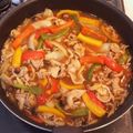 ♡yummy♡'s cooksnap of when they made パプリカと豚こまのオイスター炒め♡.