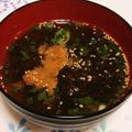 あや3069's cooksnap of when they made 梅入りもずく酢スープ.