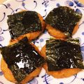 はねクレア's cooksnap of when they made もっちもちおからの磯辺焼き.