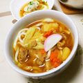 ネコかえる's cooksnap of when they made 残りカレーでカレーうどん.