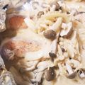 ちょこにん's cooksnap of when they made キノコたっぷり鮭のホイル焼き.