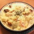 Eire's cooksnap of when they made 鮭とじゃがいもの豆乳グラタン.
