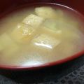 あゆたっくん's cooksnap of when they made ブロッコリーの芯の皮の味噌汁！！.